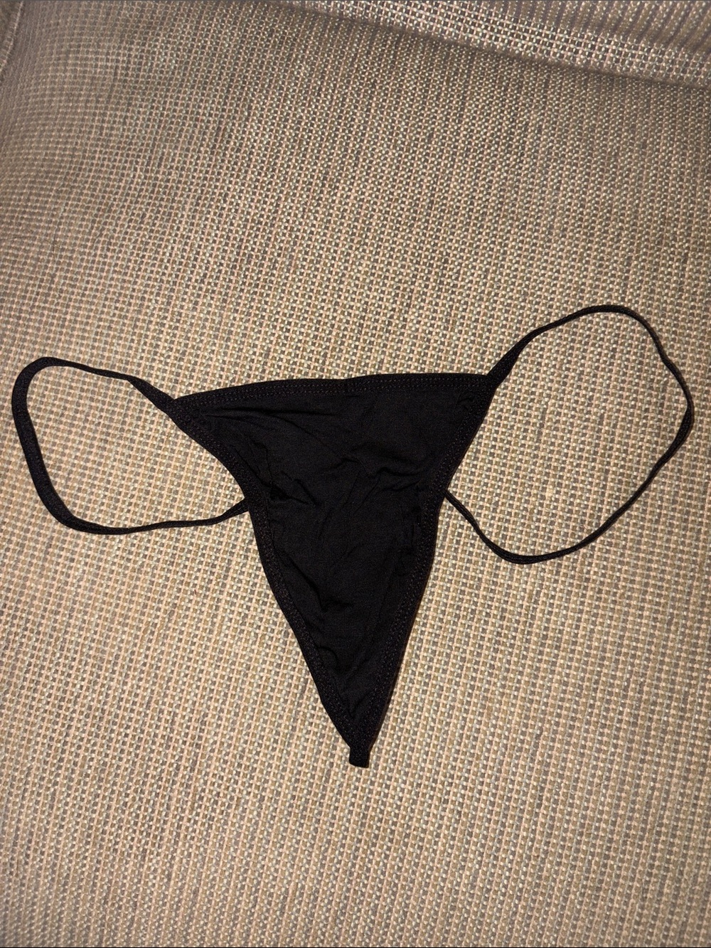 Black Strappy Thong Panty - Women's Intimates